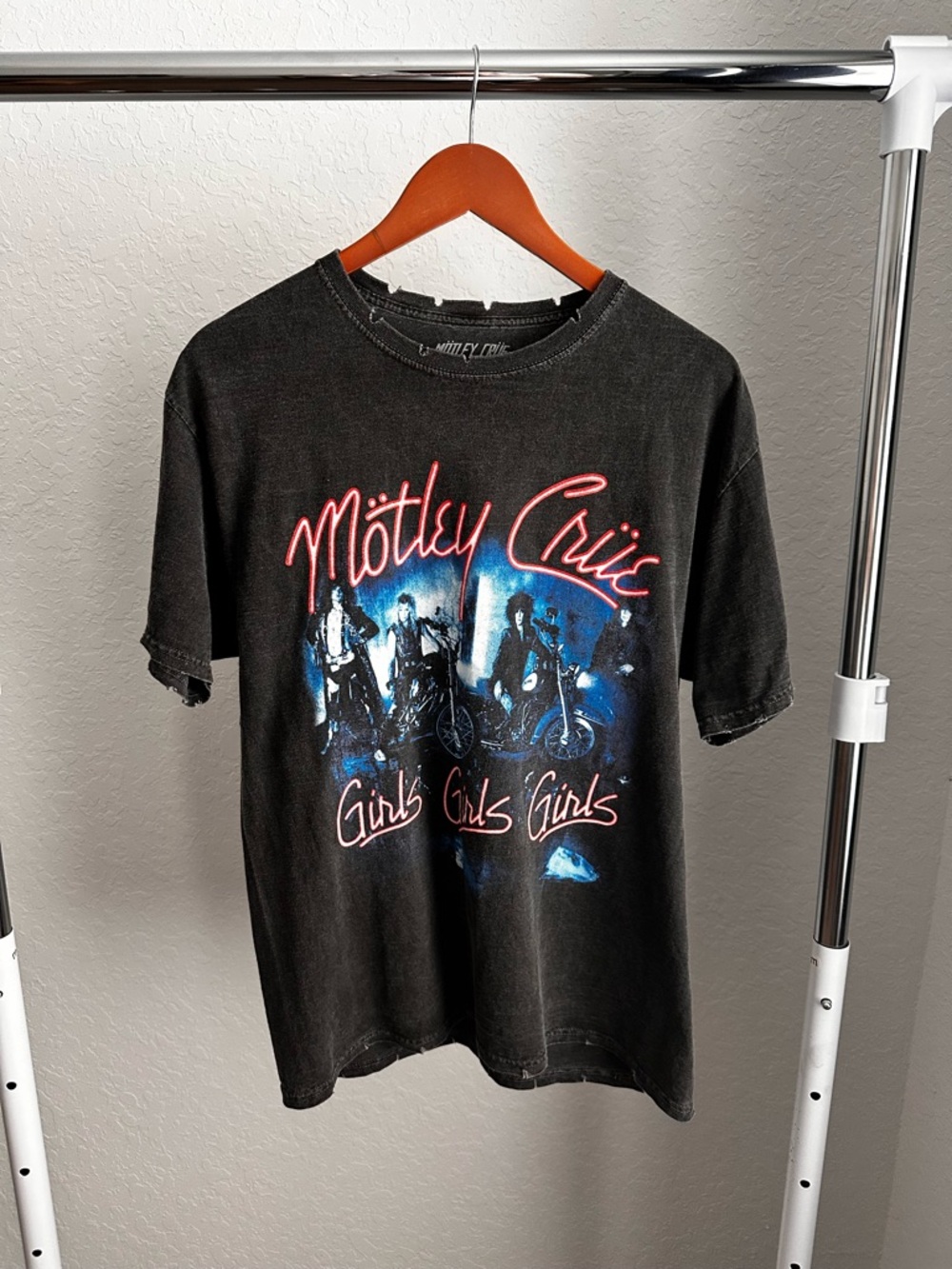 Motley Crue Girls Girls Girls Black Graphic Tee